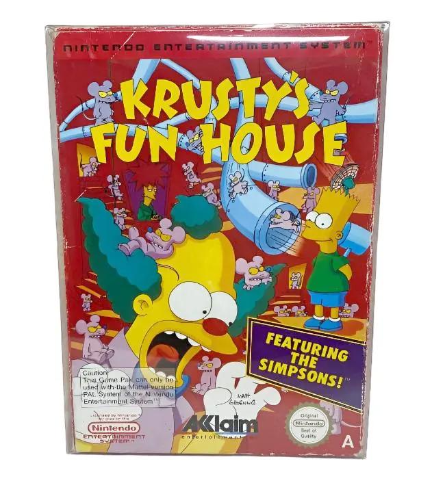 Game | Nintendo NES | Krusty's Fun House Physical Video Games Game Nintendo