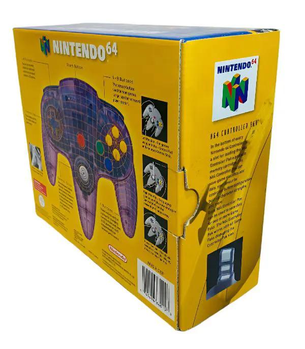Controller | Nintendo N64 | Atomic Purple Boxed Controller Video Game Console Accessories Controllers & Attachments Nintendo