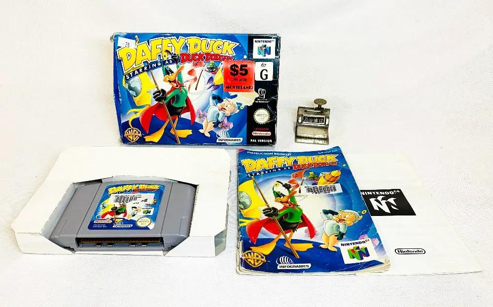Game | Nintendo N64 | Daffy Duck Starring As Duck Dodgers Physical Video Games Game Nintendo