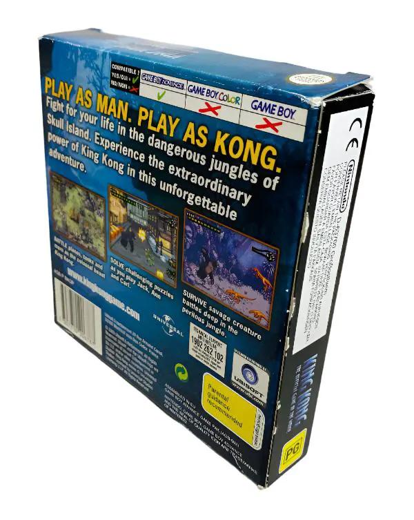 Game | Nintendo Game Boy Advance GBA | King Kong Physical Video Games Game Nintendo