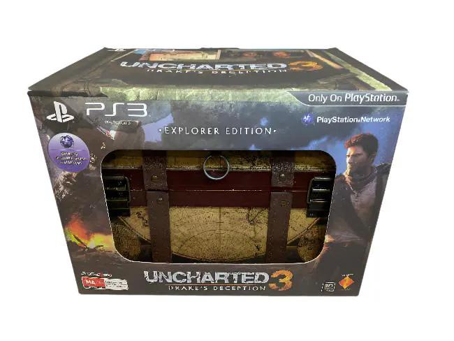 Game | Sony PlayStation PS3 | Uncharted 3: Drake's Deception Explorer Edition Boxed Physical Video Games Game Sony