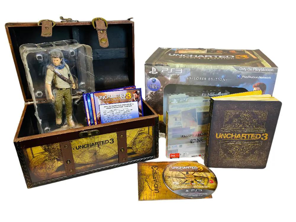 Game | Sony PlayStation PS3 | Uncharted 3: Drake's Deception Explorer Edition Boxed Physical Video Games Game Sony