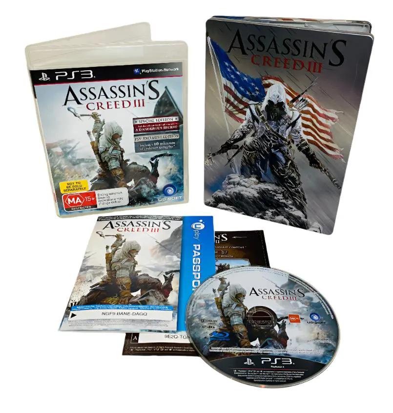 Game | Sony PlayStation PS3 | Assassin's Creed 3: Freedom Edition Boxed Set Physical Video Games Game Sony