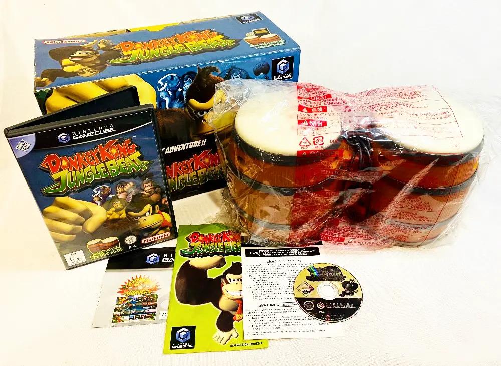 Game | Nintendo GameCube | Boxed Donkey Kong Jungle Beat Physical Video Games Game Nintendo