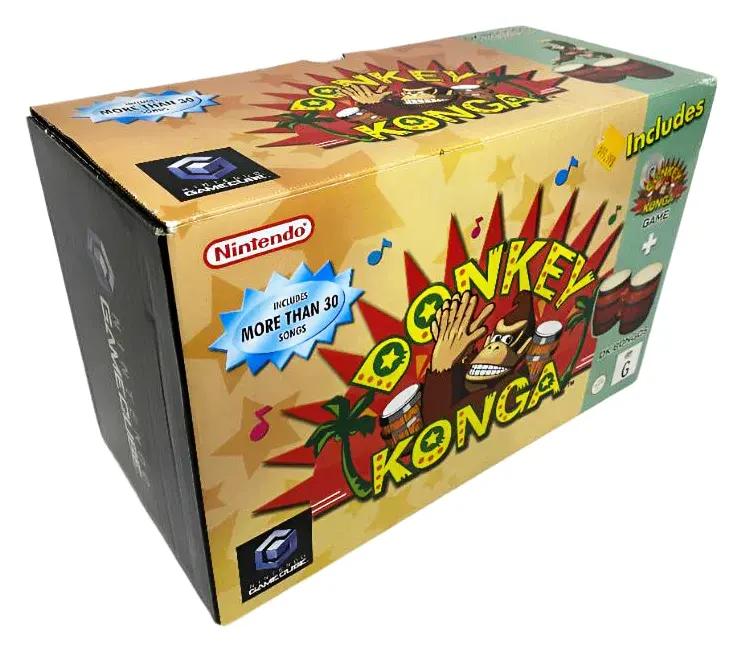 Game | Nintendo GameCube | Boxed Donkey Konga Physical Video Games Game Nintendo