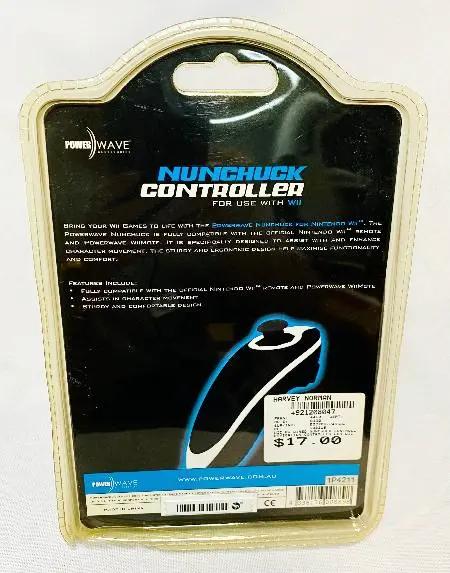 Controller | Nintendo Wii | Power Wave Nunchuk Game Controllers Controllers & Attachments Nintendo