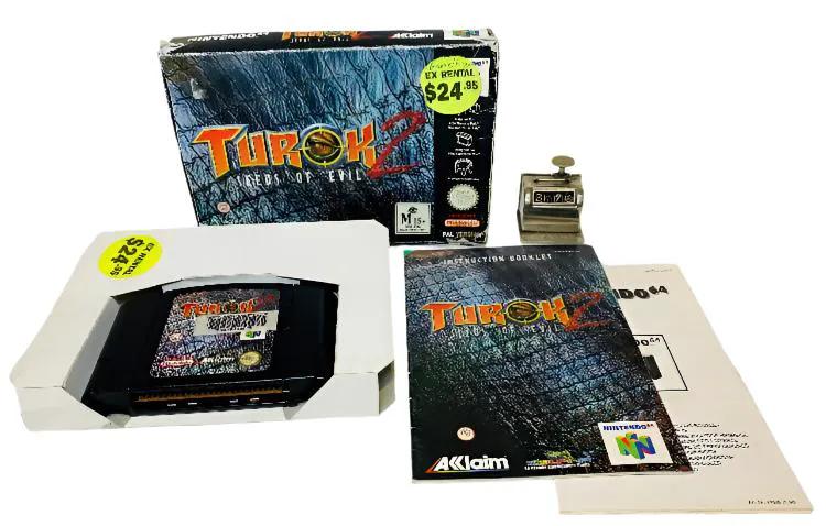 Game | Nintendo N64 | Turok 2 Seeds Of Evil Physical Video Games Game Nintendo