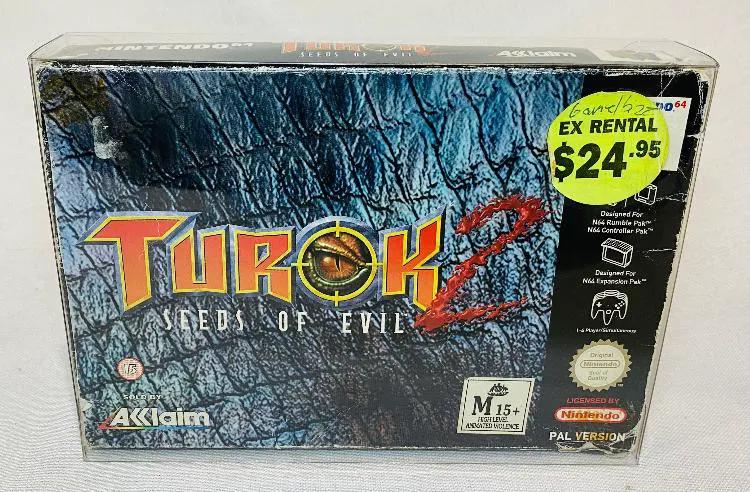 Game | Nintendo N64 | Turok 2 Seeds Of Evil Physical Video Games Game Nintendo