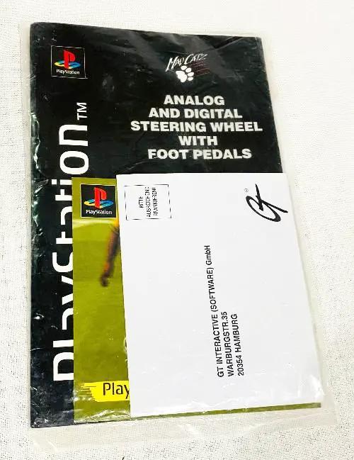 Accessory | PlayStation PS1 | Mad Catz Racing Wheel Video Game Console Accessories Controllers & Attachments Sony
