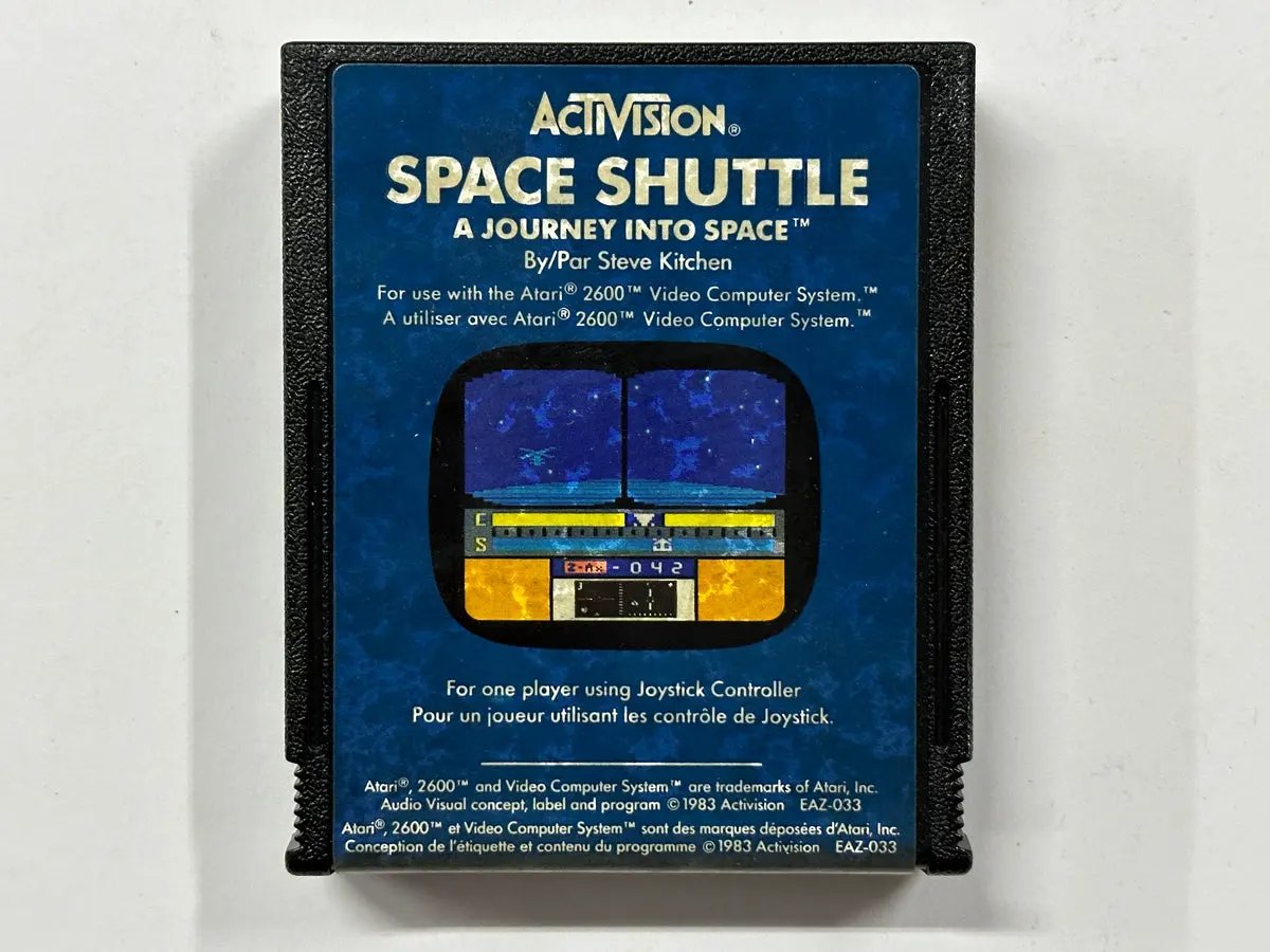 Game | Atari 2600 | Space Shuttle (Blue Label) Physical Video Games Game Atari