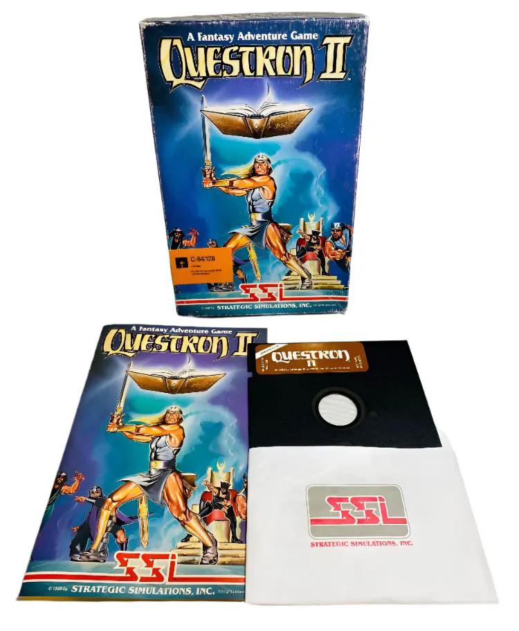 Game | C64 | Boxed Questron II (Disk) Physical Video Games Game Commodore C64