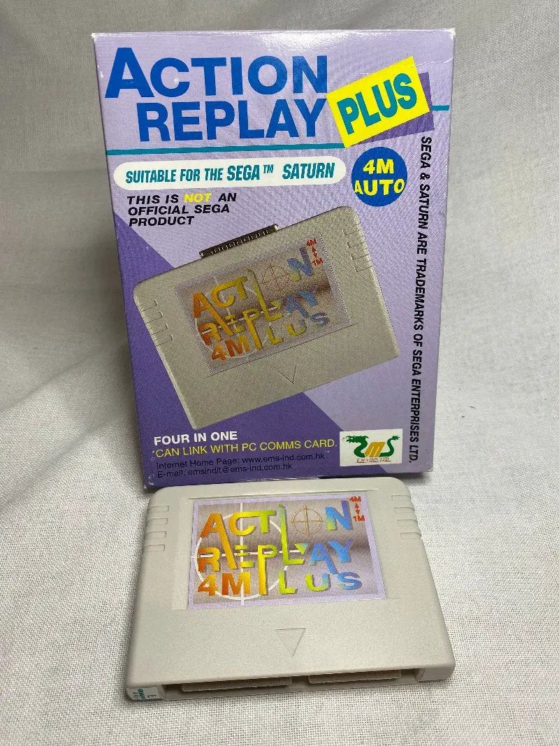 Accessory | Sega Saturn | Action Replay Plus 4M Auto Home Game Console Accessories Accessory Datel