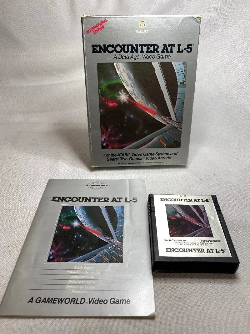 Game | Atari 2600 | Encounter At L-5 Physical Video Games Game Atari