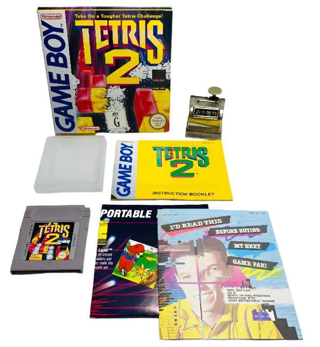 Game | Nintendo Game Boy GB | Tetris 2 Physical Video Games Game Nintendo