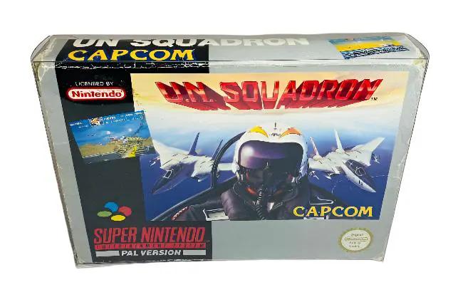 Game | Super Nintendo SNES | UN Squadron Physical Video Games Game Nintendo