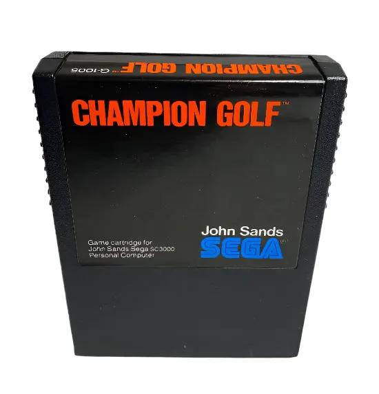 Game | Sega SG-1000 | Champion Golf (John Sands) Physical Video Games Game Sega
