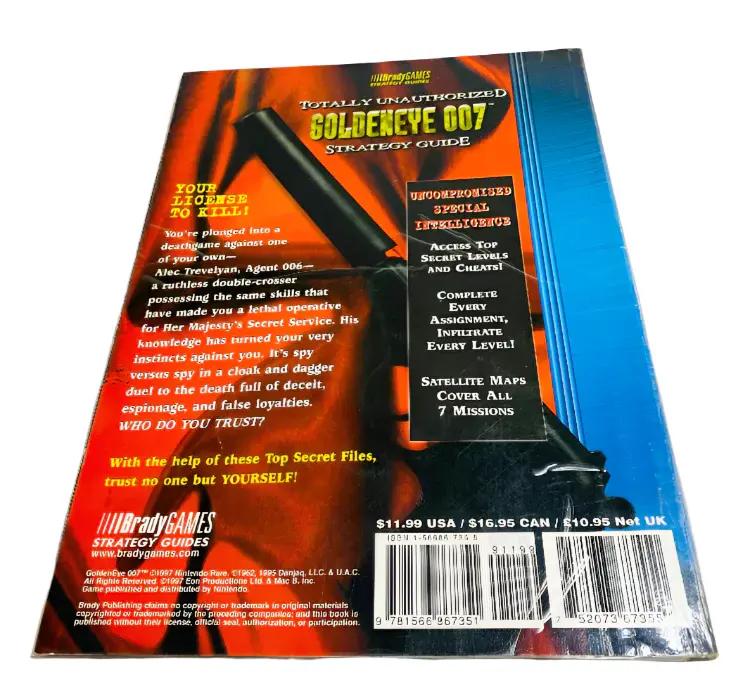 Book | Brady Games | Totally Unauthorized Goldeneye 007 Strategy Guide Books Book Brady Games