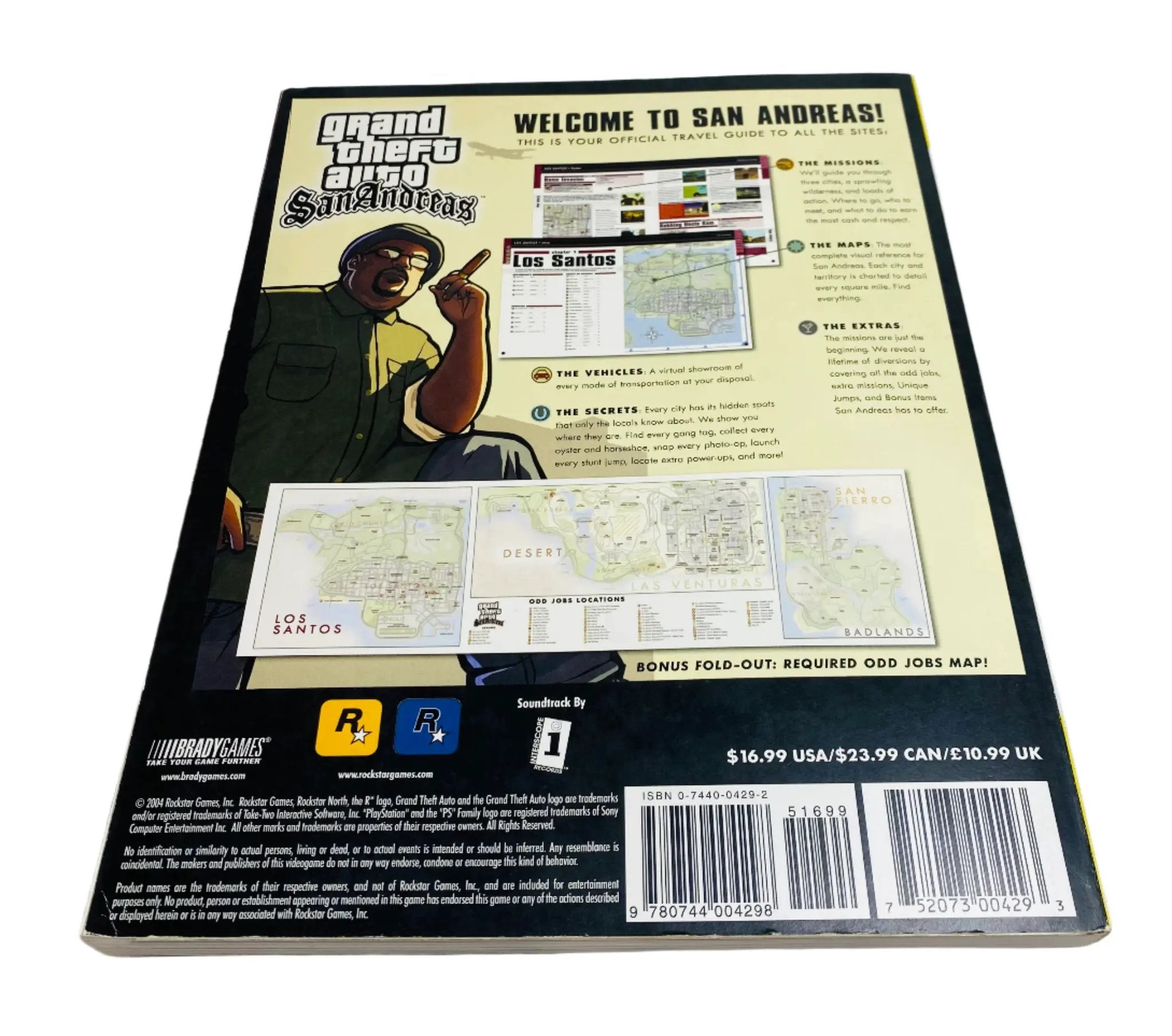 Book | Brady Games | Grand Theft Auto San Andreas Strategy Guide Books Book Brady Games