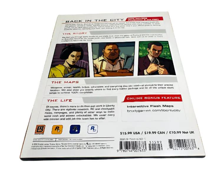 Book | Brady Games | Grand Theft Auto Liberty City Stories Strategy Guide Books Book Brady Games