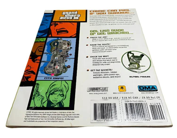 Book | Brady Games | Grand Theft Auto III Strategy Guide Books Book Brady Games