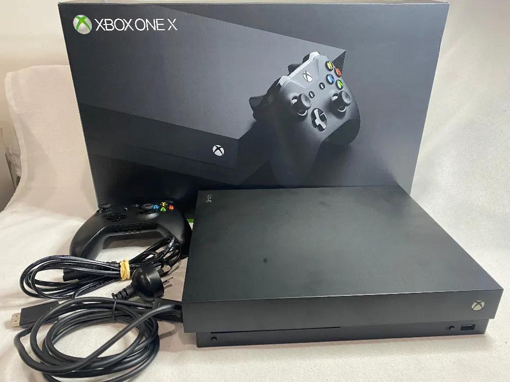 Console | Xbox One X | Black 1TB (Boxed) Video Game Consoles Console Microsoft