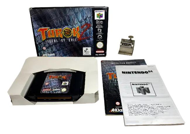 Game | Nintendo N64 | Turok 2 Seeds Of Evil Physical Video Games Game Nintendo