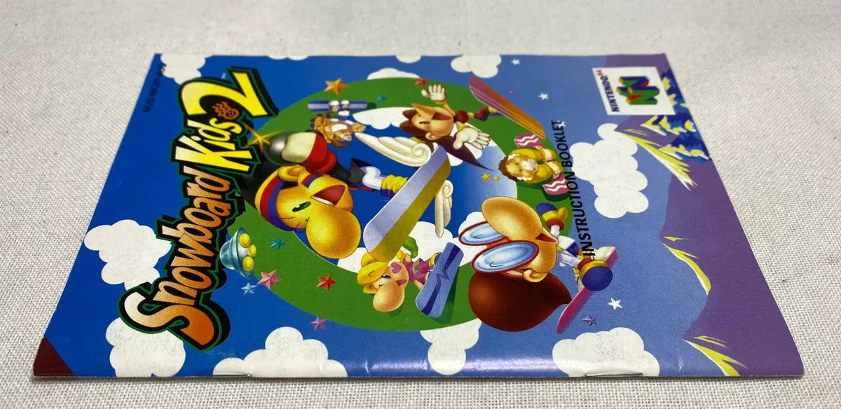 Manual | Nintendo N64 | Snowboard Kids 2 Instruction Manual Video Game Software Manual Nintendo