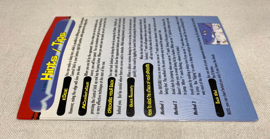 Manual | Nintendo N64 | Snowboard Kids 2 Instruction Card