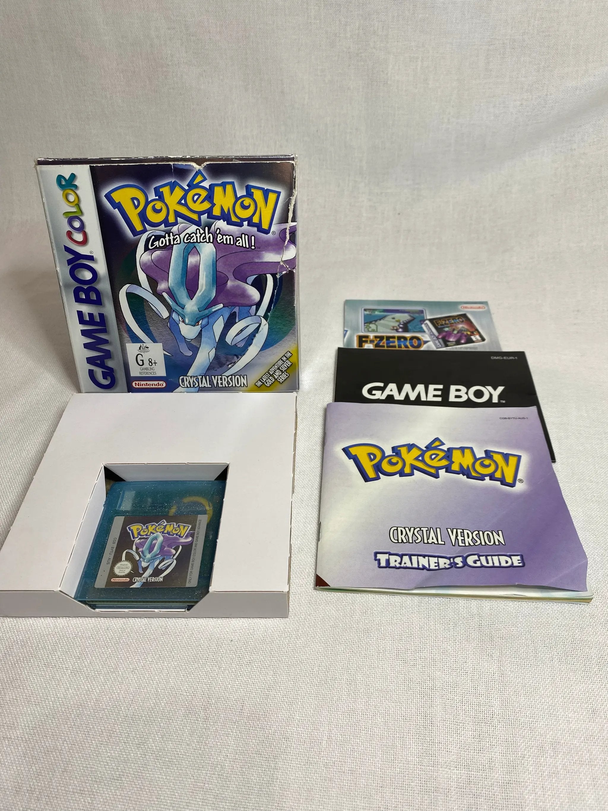 Game | Nintendo Game Boy Color GBC | Pokemon Crystal Physical Video Games Game Nintendo