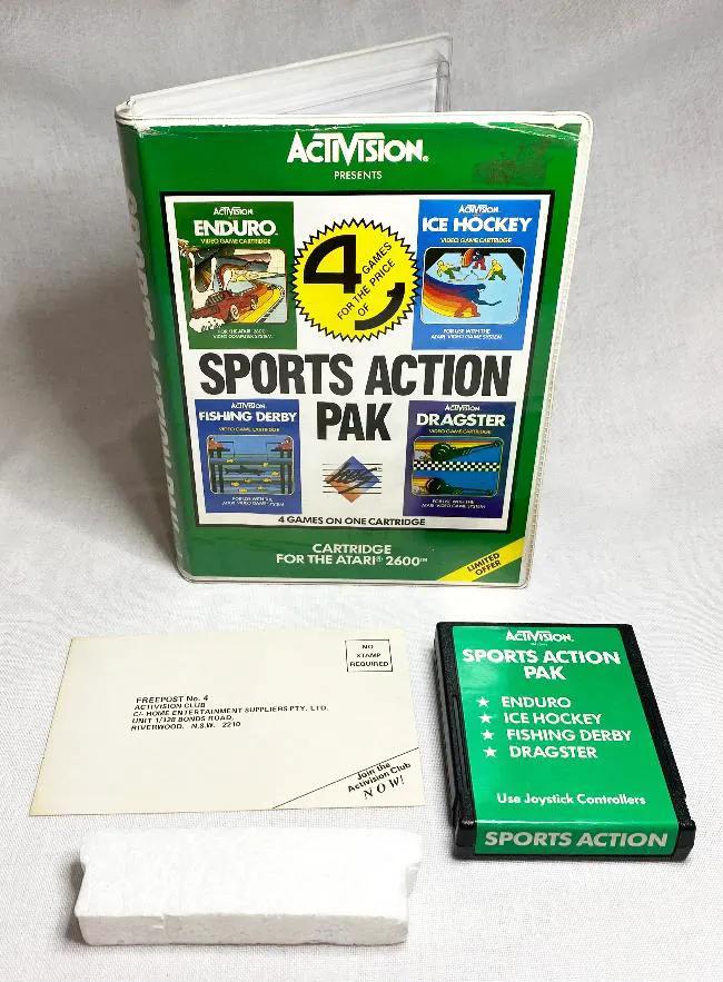 Game | Atari 2600 | Sports Action Pak Physical Video Games Game Atari