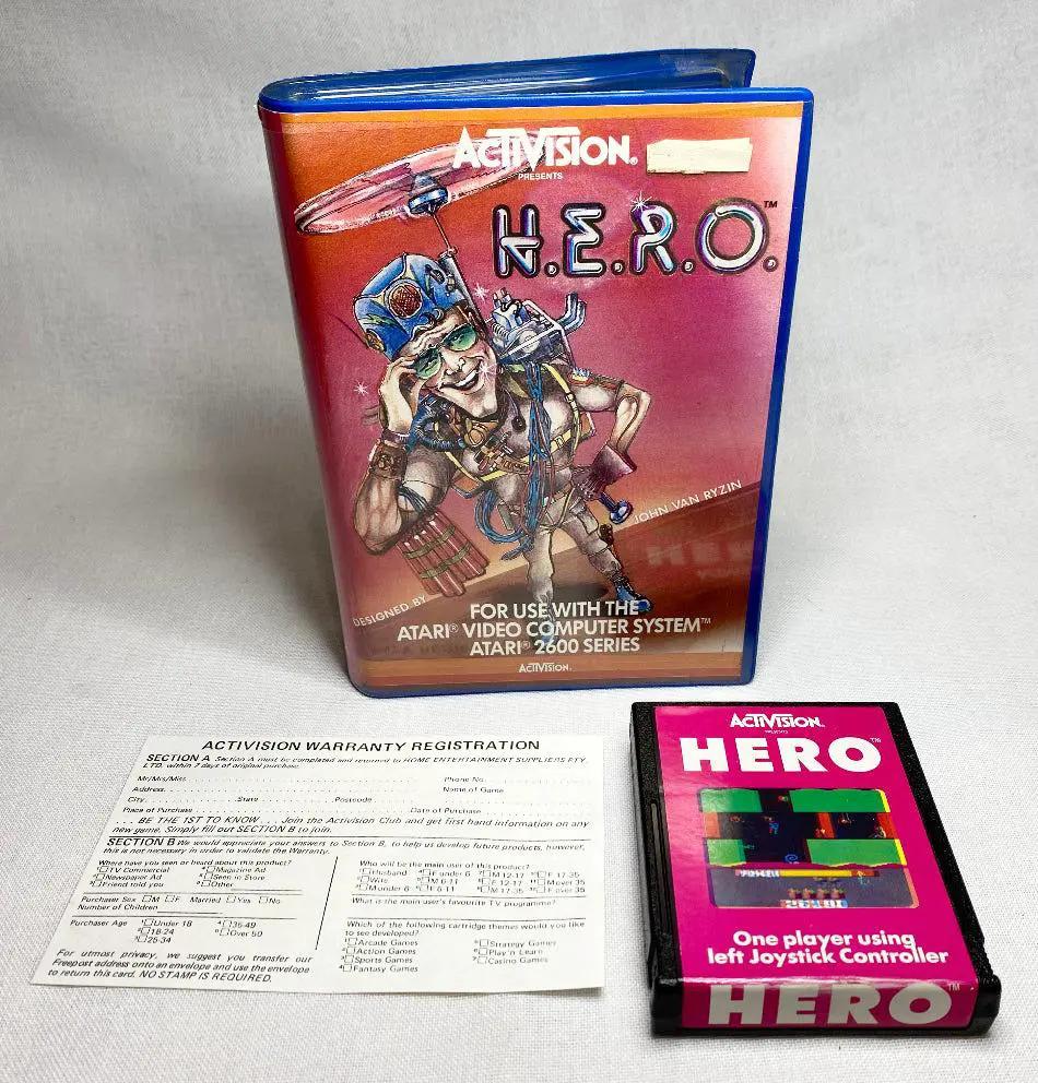 Game | Atari 2600 | H.E.R.O. Physical Video Games Game Atari