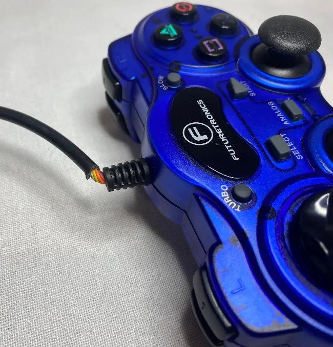 Controller | Sony PlayStation PS2 | Futuretronics Clear Blue Controller Game Controllers Controllers & Attachments Sony