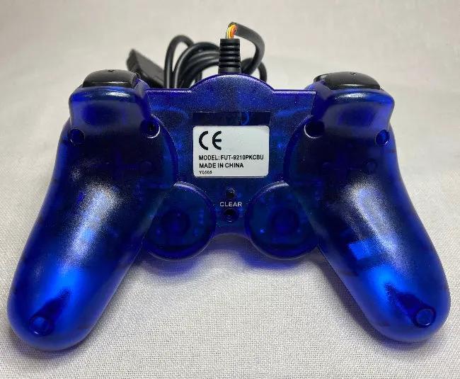Controller | Sony PlayStation PS2 | Futuretronics Clear Blue Controller Game Controllers Controllers & Attachments Sony