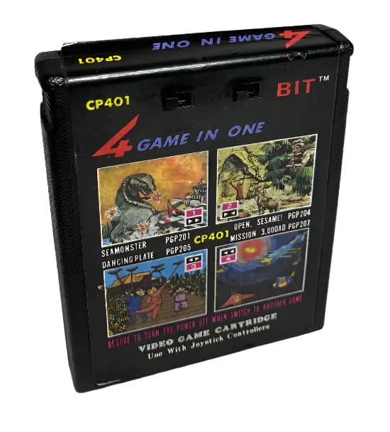 Game | Atari 2600 | 4 Game In One Physical Video Games Game Atari