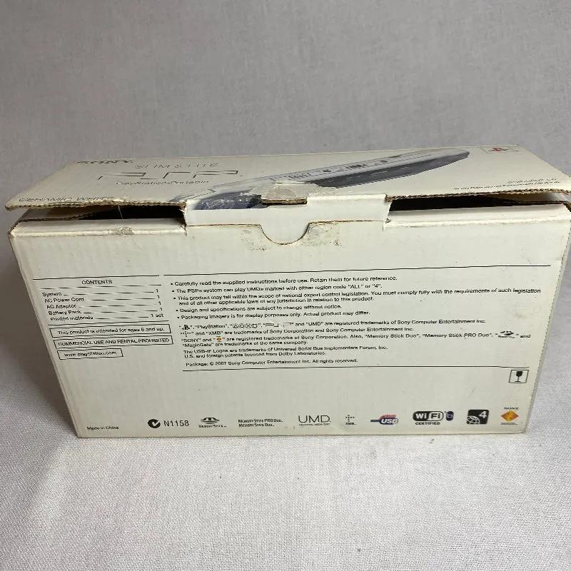 Console | Sony PlayStation Portable PSP | 2000 White Boxed Video Game Consoles Console Sony