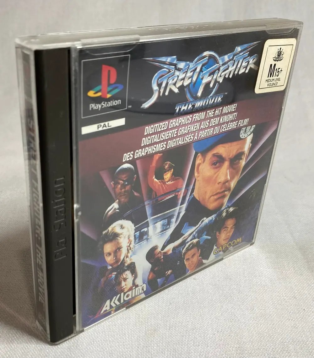 Game | PlayStation PS1 | Street Fighter: The Movie Physical Video Games Game Sony