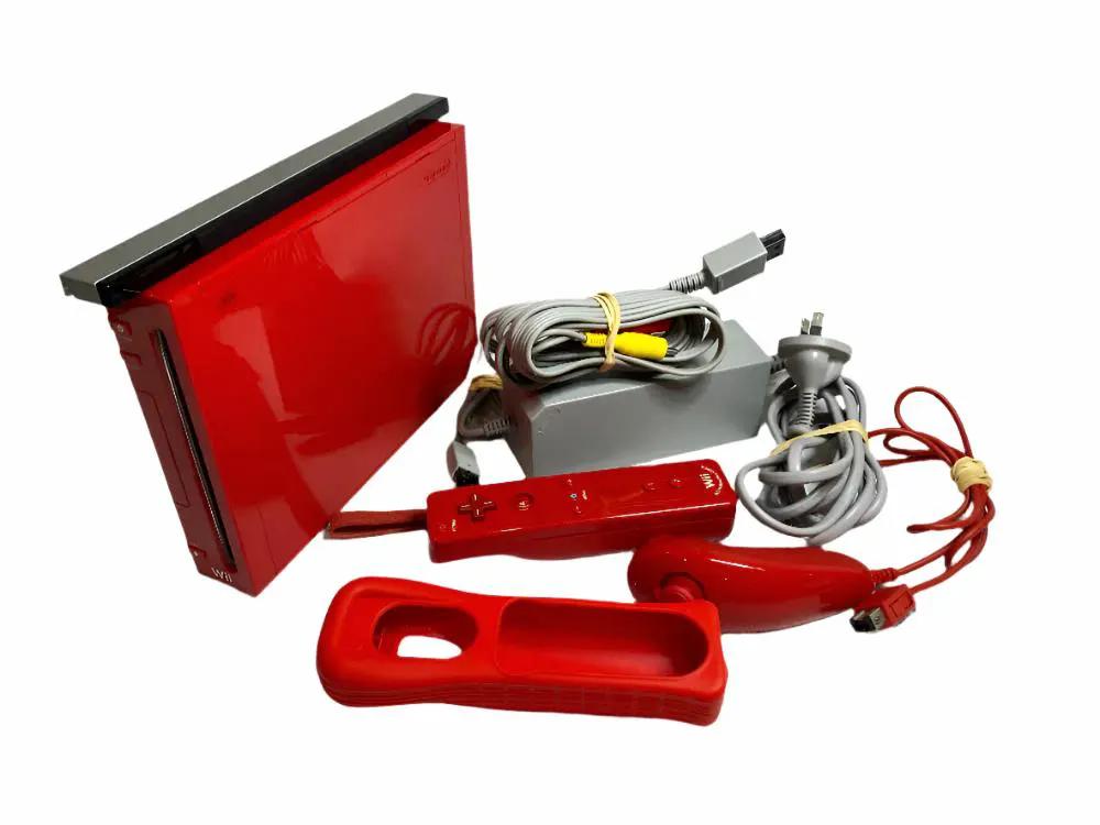 Console | Nintendo Wii | Red 25th Anniversary Mario Edition Console Set Video Game Consoles Console Nintendo