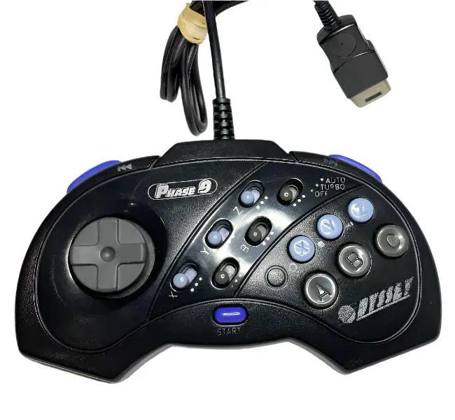Controller | Sega Saturn | Phase 9 Odyssey Black Controller Game Controllers Controllers & Attachments Sega