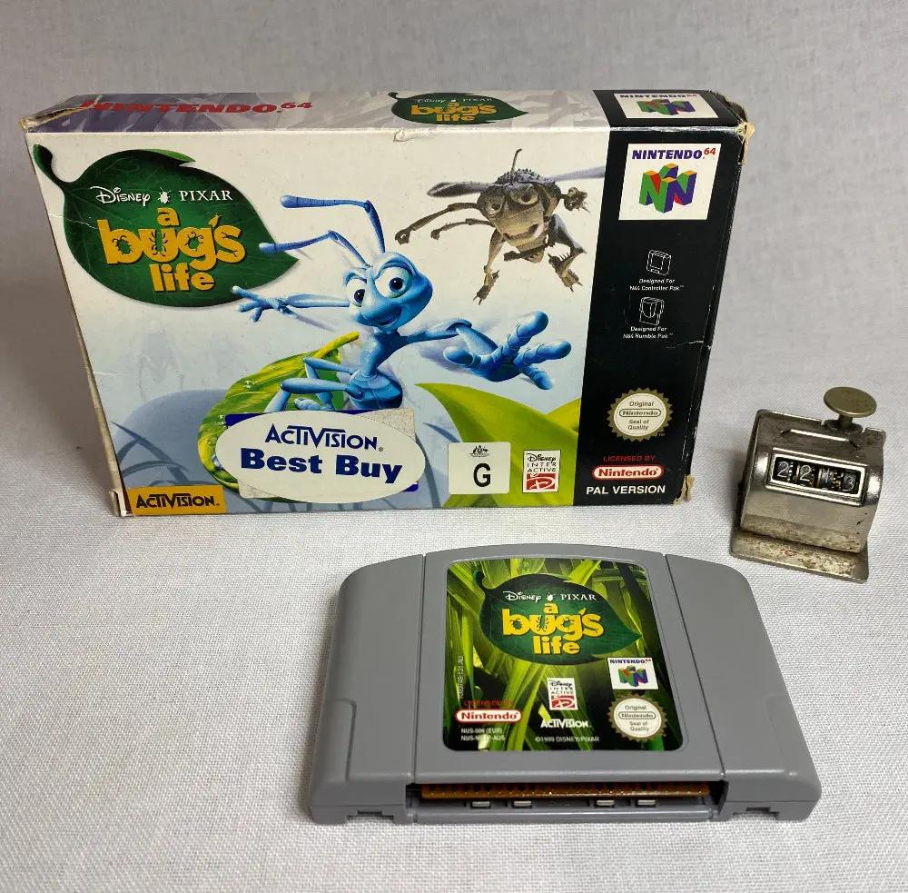 Game | Nintendo N64 | A Bug's Life Physical Video Games Game Nintendo