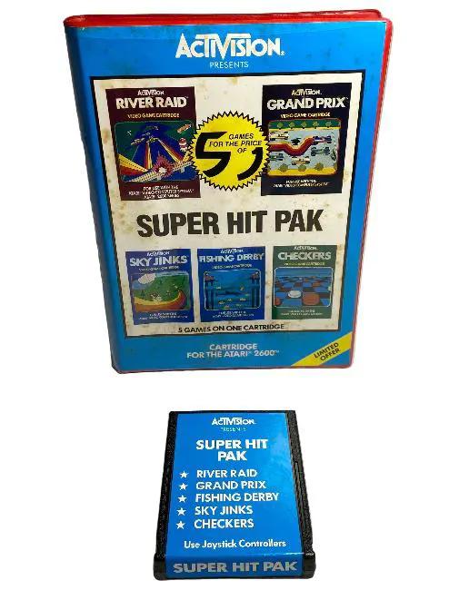 Game | Atari 2600 | Super Hit Pak Physical Video Games Game Atari
