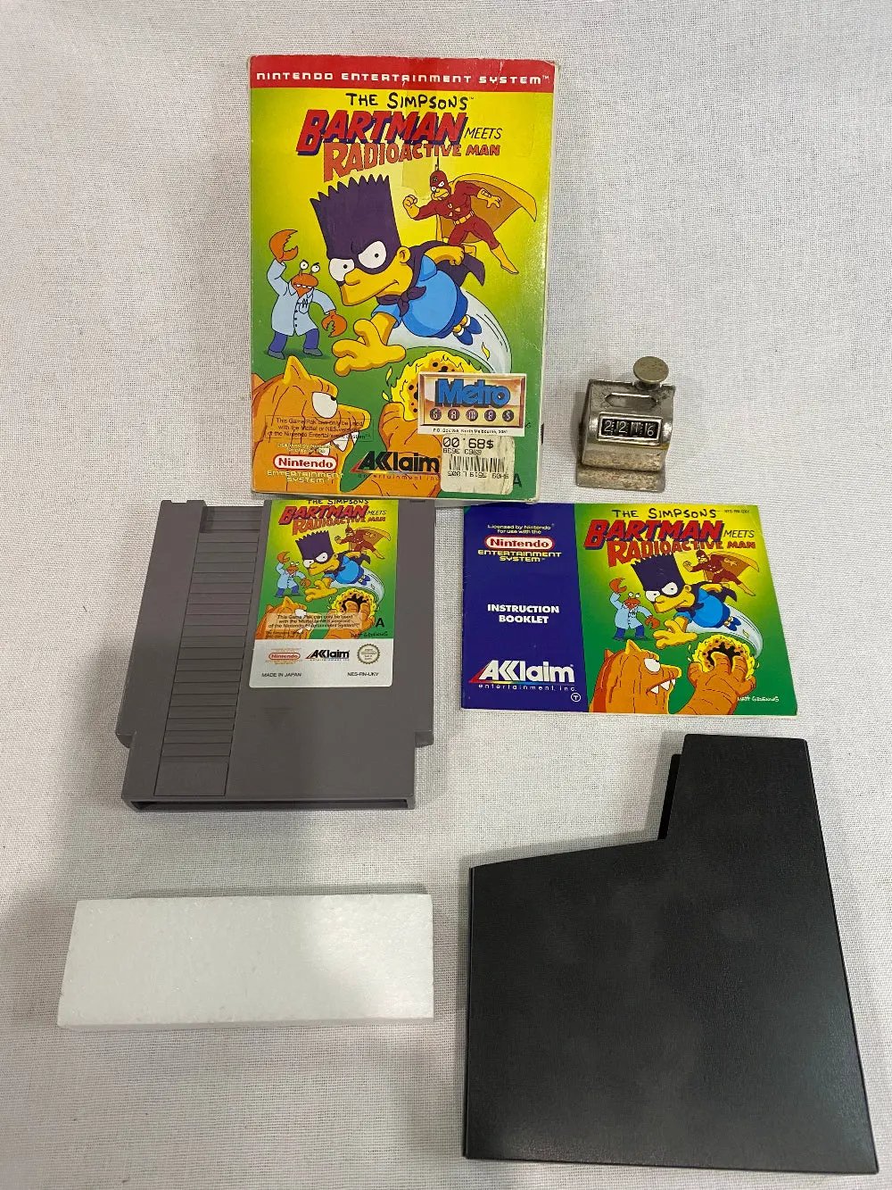 Game | Nintendo NES | The Simpsons Bartman Meets Radioactive Man Physical Video Games Game Nintendo