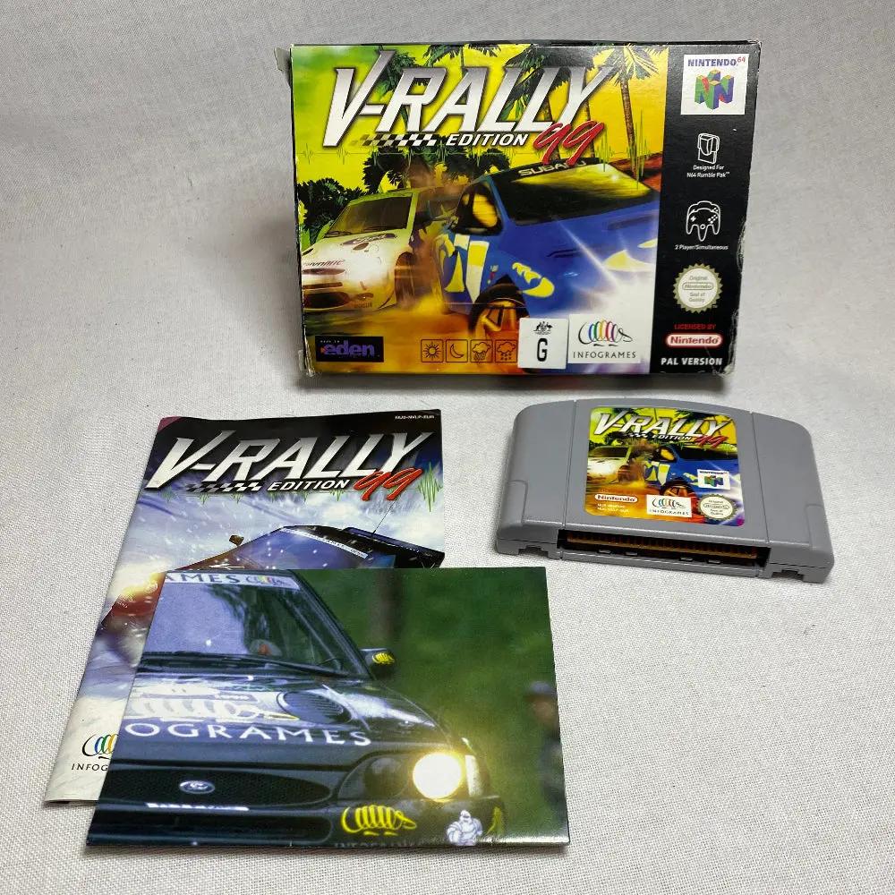 Game | Nintendo N64 | V-Rally Edition 99 Physical Video Games Game Nintendo