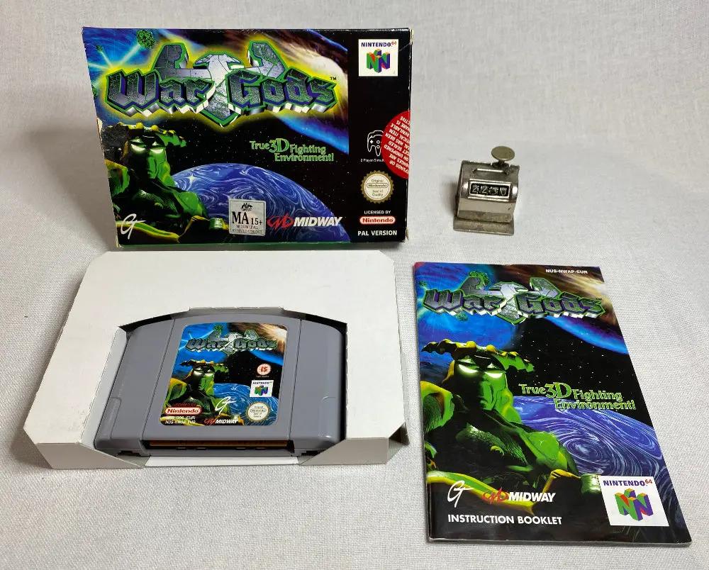 Game | Nintendo N64 | War Gods Physical Video Games Game Nintendo