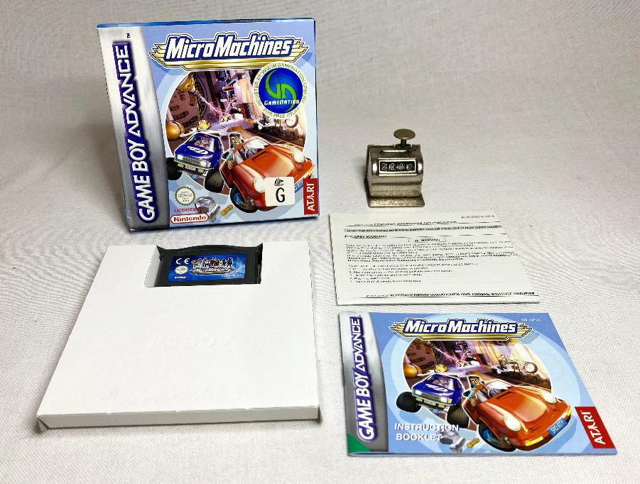 Game | Nintendo Game Boy Advance GBA | Micro Machines
