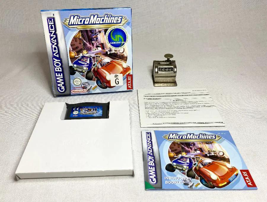 Game | Nintendo Game Boy Advance GBA | Micro Machines Physical Video Games Game Nintendo
