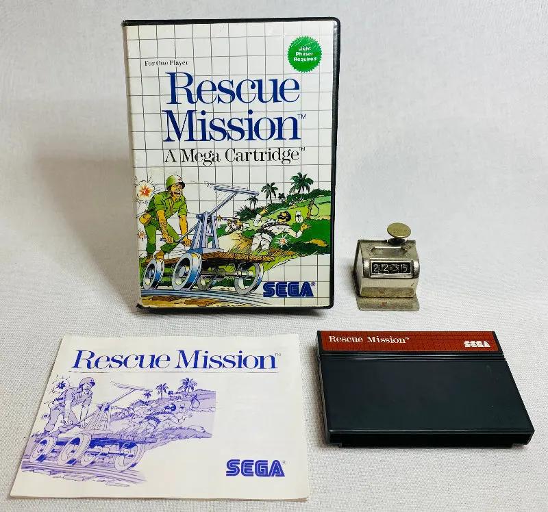 Game | Sega Master System | Rescue Mission Physical Video Games Game Sega