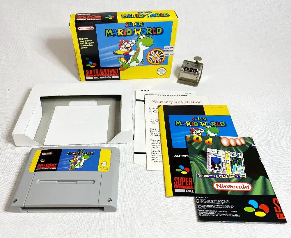 Game | Super Nintendo SNES | Super Mario World Physical Video Games Game Nintendo