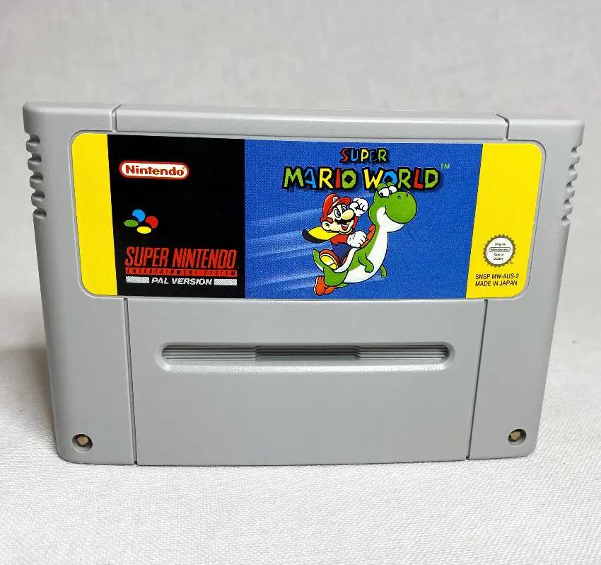 Game | Super Nintendo SNES | Super Mario World Physical Video Games Game Nintendo