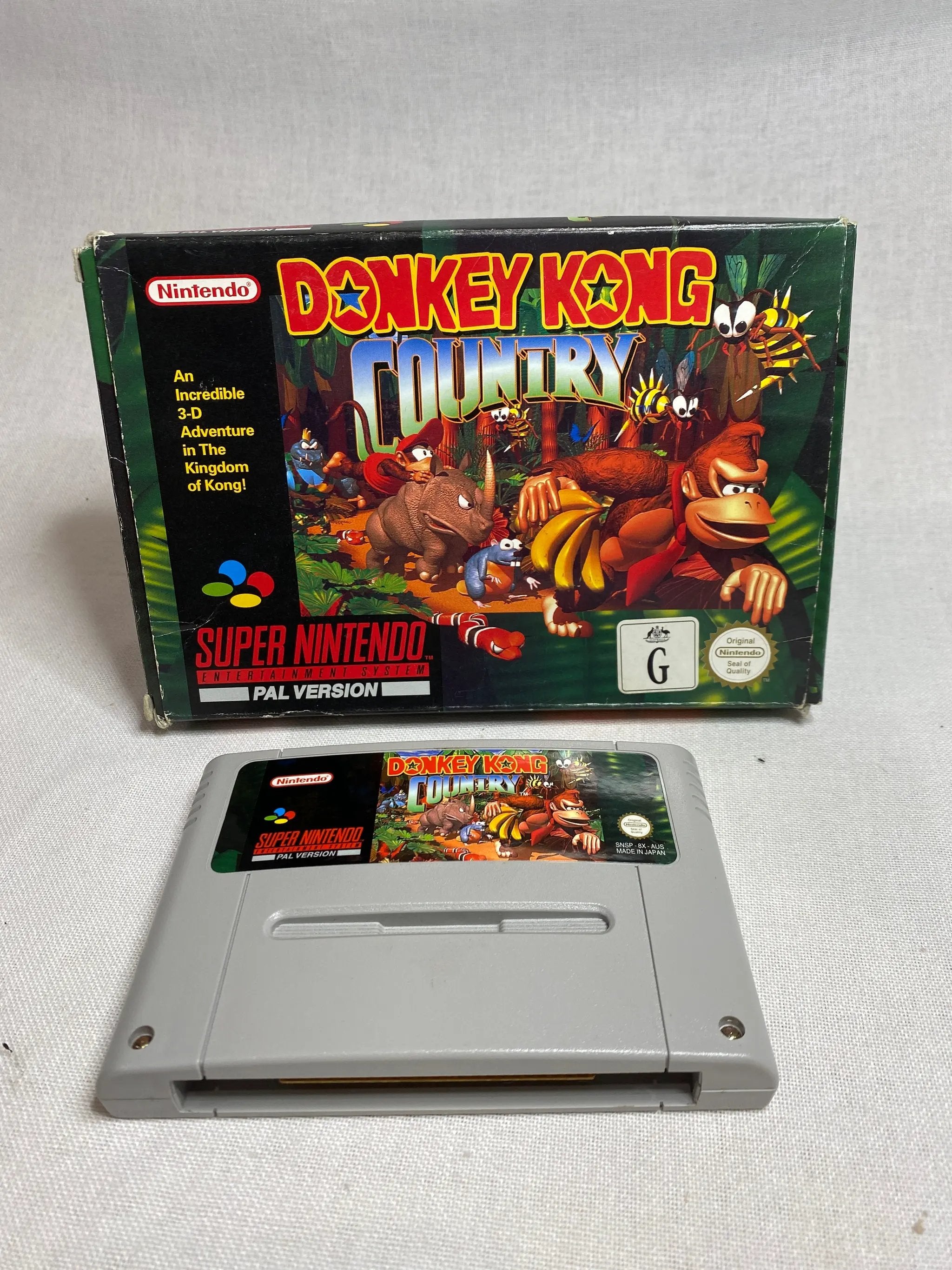 Game | Super Nintendo SNES | Donkey Kong Country Physical Video Games Game Nintendo