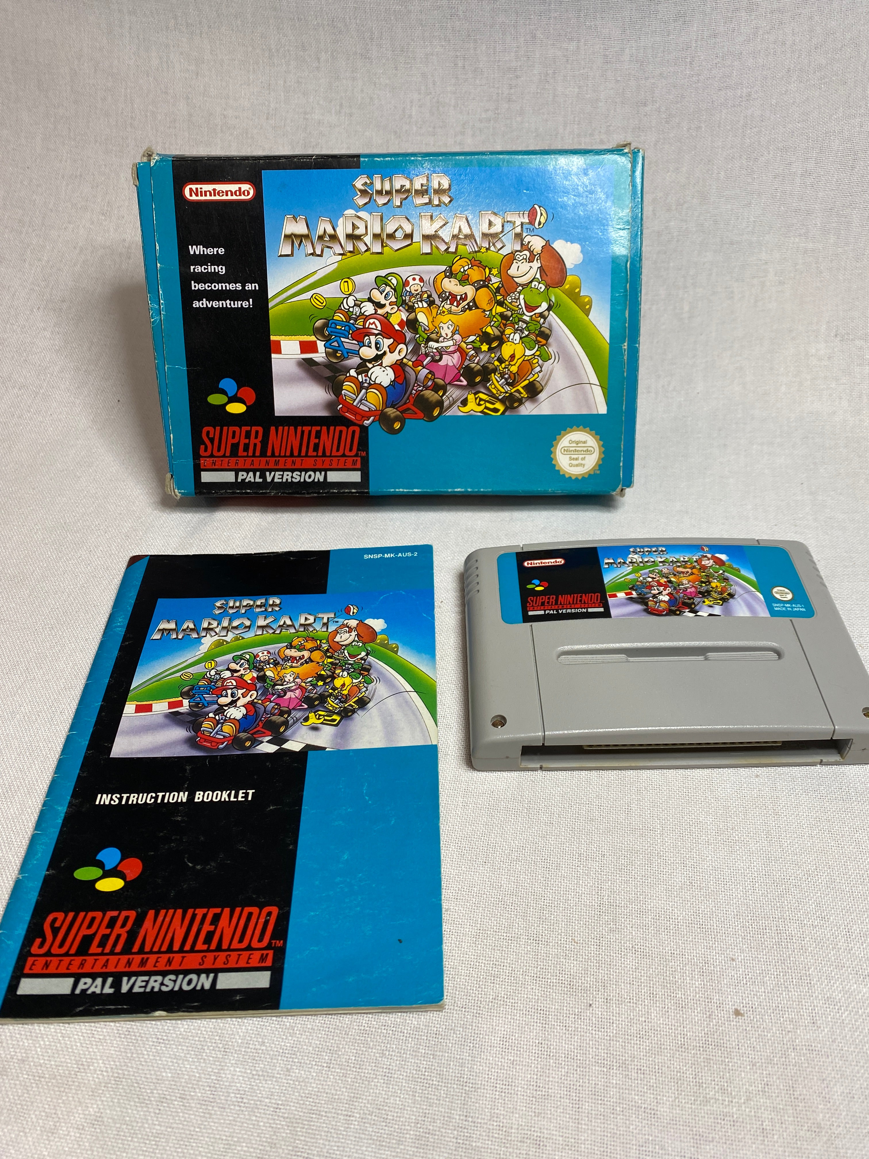 Game | Super Nintendo SNES | Super Mario Kart